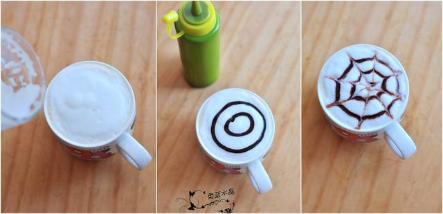 超简易拉花咖啡，新手都能做出来