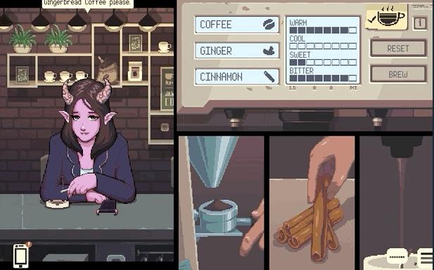 冲调咖啡的百味人生!《Coffee Talk》上架Steam页面