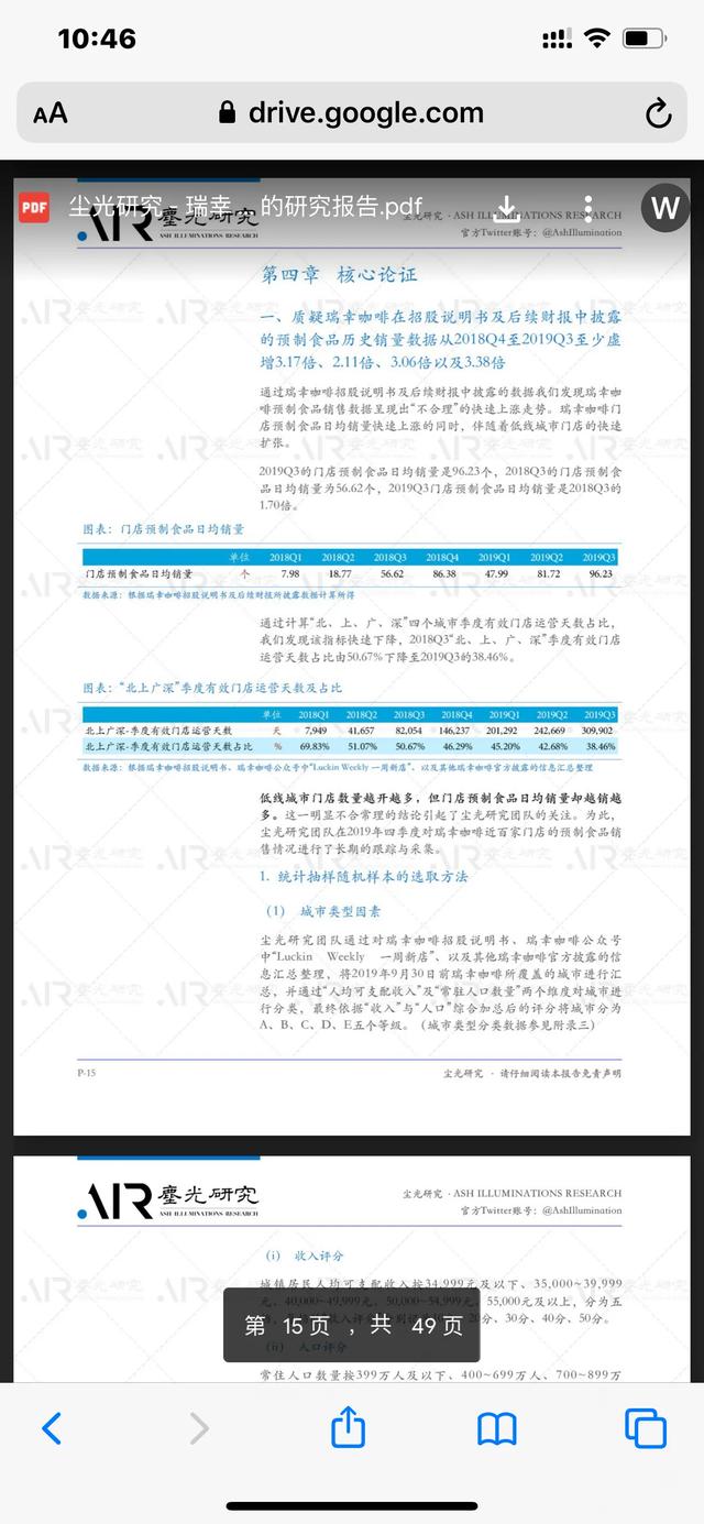 号外，浑水公布瑞幸第二份做空报告，尘光研究，数据更详尽，暴跌