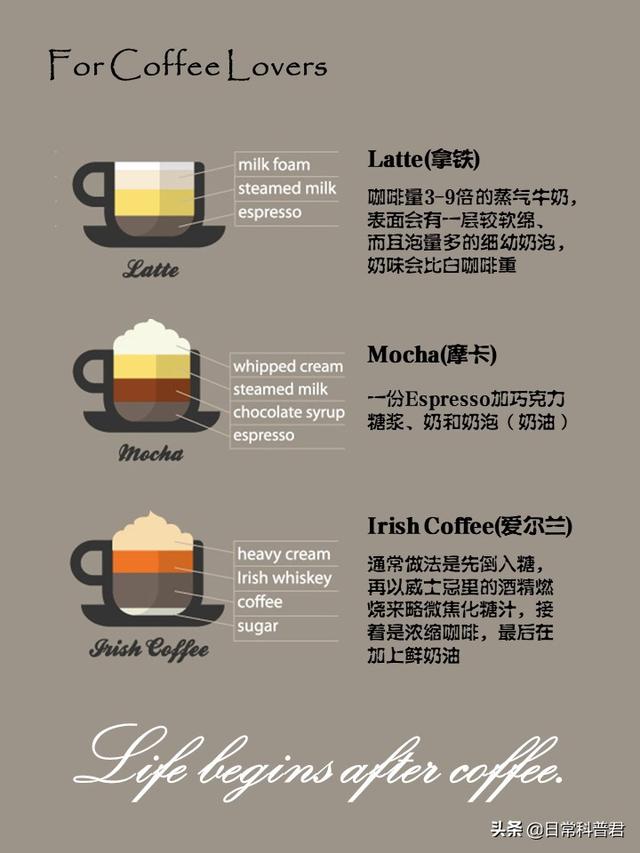 一键了解14种常见咖啡！别再不懂装懂了！