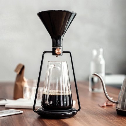 高科技多功能咖啡冲煮器具的极致美学：GINA智能手冲咖啡壶